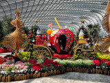 Candy Apple Carriage at the Flower Dome Conservatory