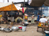 Fish smoking in Jamestown