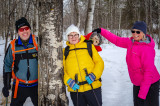 Snowshoeing Near Perryvale