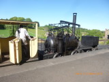 Replica of Puffing Billy operating on Wagon Way