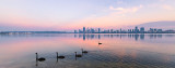 Perth and the Swan River at Sunrise, 26th December 2018