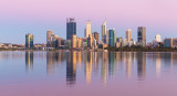 Perth and the Swan River at Sunrise, 12th January 2019