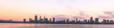 Perth and the Swan River at Sunrise, 20th March 2019