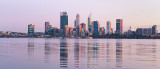 Perth and the Swan River at Sunrise, 10th April 2019