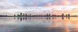 Perth and the Swan River at Sunrise, 12th April 2019