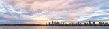 Perth and the Swan River at Sunrise, 1st April 2019