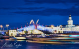 Who is first... (night races) between bridges.