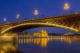 blue hour in Budapest