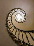 spiral stairway, Budapest