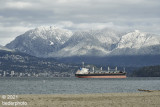 fresh snow on Vancouvers north shore mountains