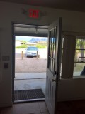 Looking out from Bunkhouse.