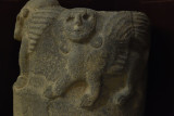 Antakya Archaeological Museum Pillar base with winged bull and sphinx sept 2019 5821.jpg