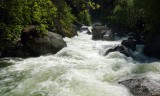Pictures taken from the footbridge across the Merced River half way up to Vernal Falls