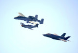 The A-10, P-51 Mustang, and F-35 Demonstration Team