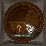 Store-bought pumpkin pie