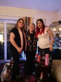 Tracy my daughter me. And Joanna my other daughter