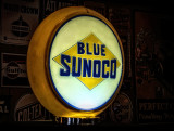 Blue Sunoco Sign