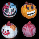 4 Jack-o-Pumpkins
