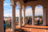 Top of the Santa Barbara Courthouse