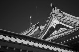 Temple roofs photobombed by office building
