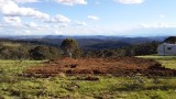 Site cut finished...what a View!