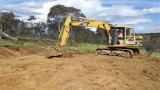 Pier footing hole