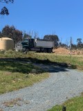 Road base arrives