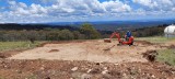 Spreading the road base