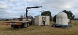 Control room being picked up from Terroux Observatory
