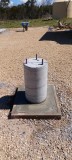 Concrete column and footing