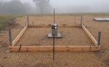 Deck aligned precisely true North-South