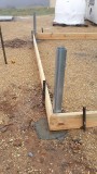 Posts set deep into the ground