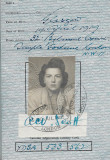 1945: Moms travel permit for the British Isles, issued July 20, 1945.
