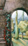 Archway and Trees, Limeuil, France