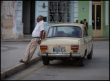 Man with Moskvitch - Camagüey