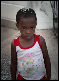 Young boy outside the Basilica