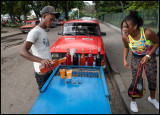 Drinks are served in Santiago early morning