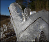 Ice formation after a very cold night near Nybro