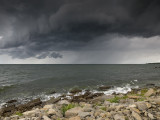 Heavy raincloud over Ventlinge (10mm in 1 hour)