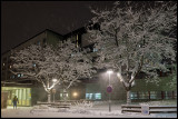 First real winter storm 2021 - Växjö hospital