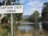 That should read Captain Cook Creek - where he stopped for fresh water 