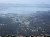View from kunanyi/Mt Wellington...