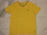 122 RALPH LAUREN geel v-hals shirt 14,00