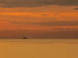 Shrimp boat off shore to the east