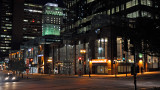 McGill College at night