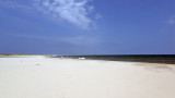 Le sable fin de la plage de la pointe de lest