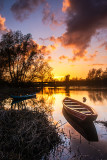 Black Bridge - Spring Sunset