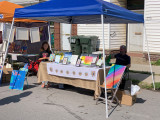 Kids art work tent 