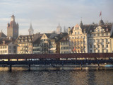 Sunny winter day in Lucerne