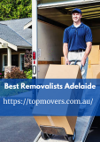 Best Removalists Adelaide- Top Movers, Australia!